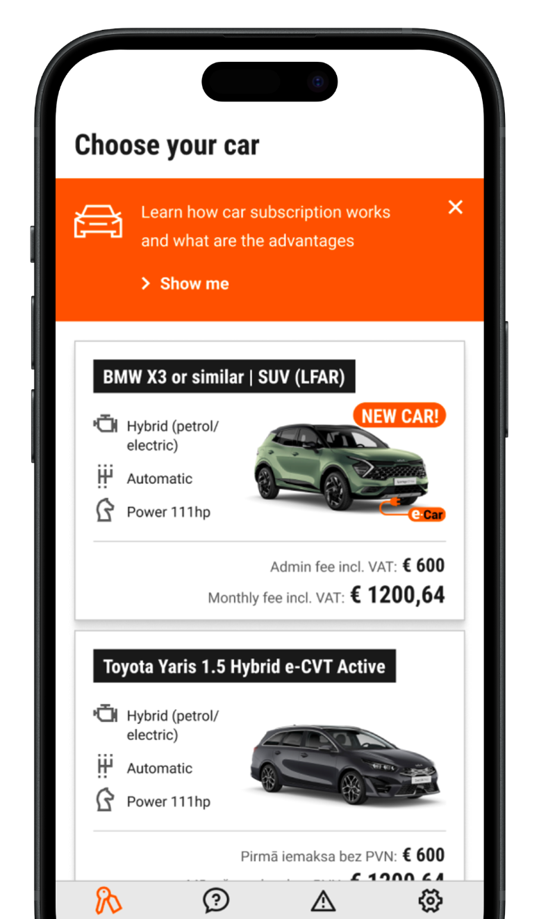 Sixt+ Car Subscription case study